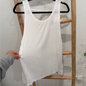X by Gottex White Sleeveless Top